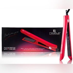 Royale Platinum Red Hair Straightener ~ Retail $385